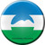 Kabardino Balkaria Country Novelty Circle Sticker Decal