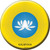 Kalmykia Country Novelty Circle Sticker Decal