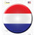 Netherlands Country Novelty Circle Sticker Decal