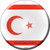 Northern Cyprus Country Novelty Circle Sticker Decal
