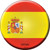 Spain Country Novelty Circle Sticker Decal