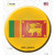 Sri Lanka Novelty Circle Sticker Decal