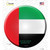 UN Arab Emirates Novelty Circle Sticker Decal