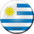 Uruguay Country Novelty Circle Sticker Decal