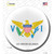 US Virgin Islands Novelty Circle Sticker Decal
