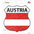 Austria Flag Novelty Highway Shield Sticker Decal