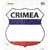 Crimea Flag Novelty Highway Shield Sticker Decal