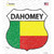 Dahomey Flag Novelty Highway Shield Sticker Decal