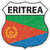 Eritrea Flag Novelty Highway Shield Sticker Decal