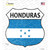 Honduras Flag Novelty Highway Shield Sticker Decal