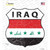 Iraq Flag Novelty Highway Shield Sticker Decal