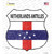Netherlands Flag Novelty Highway Shield Sticker Decal