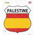 Palestine Flag Novelty Highway Shield Sticker Decal