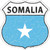Somalia Flag Novelty Highway Shield Sticker Decal