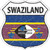 Swaziland Flag Novelty Highway Shield Sticker Decal