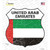 United Arab Emirates Flag Novelty Highway Shield Sticker Decal