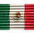 Mexico Flag Novelty Rectangle Sticker Decal