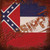 Mississippi Rusty Stamped Novelty Square Sticker Decal