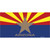 Arizona State Flag Novelty Sticker Decal