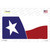 Texas State Flag Waving Novelty Sticker Decal