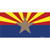 Arizona Big Star State Flag Novelty Sticker Decal