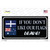 If You Dont Like Our Flag Leave Novelty Sticker Decal
