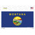 Montana State Flag Novelty Sticker Decal
