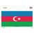 Azerbaijan Flag Novelty Sticker Decal