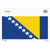Bosnia Herzegovina Flag Novelty Sticker Decal