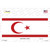Northern Cyprus Flag Novelty Sticker Decal