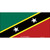 St Kitts-Nevis Flag Novelty Sticker Decal