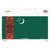 Turkmenistan Flag Novelty Sticker Decal