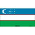 Uzbe Kistan Flag Novelty Sticker Decal