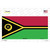 Vanuatu Flag Novelty Sticker Decal