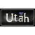 Utah Flag Script Novelty Sticker Decal