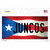 Juncos Puerto Rico Flag Novelty Sticker Decal