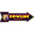 Bowling Alley Novelty Metal Arrow Sign
