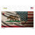 California/American Flag Novelty Sticker Decal