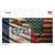 Iowa/American Flag Novelty Sticker Decal