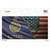 Kansas/American Flag Novelty Sticker Decal