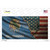Oklahoma/American Flag Novelty Sticker Decal