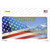 Wyoming Half American Flag Novelty Sticker Decal