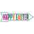 Happy Easter Novelty Arrow Sticker Decal