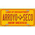 Arroyo Seco Yellow New Mexico Novelty License Plate