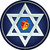 Hanukkah Star And Dreidel Novelty Circle Sticker Decal