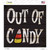 Out Of Candy Novelty Square Sticker Decal