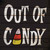 Out Of Candy Novelty Square Sticker Decal