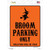 Broom Only Holiday Novelty Rectangle Sticker Decal