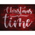 Christmas Time Novelty Rectangle Sticker Decal