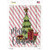 Merry Christmas Tree Novelty Rectangle Sticker Decal
